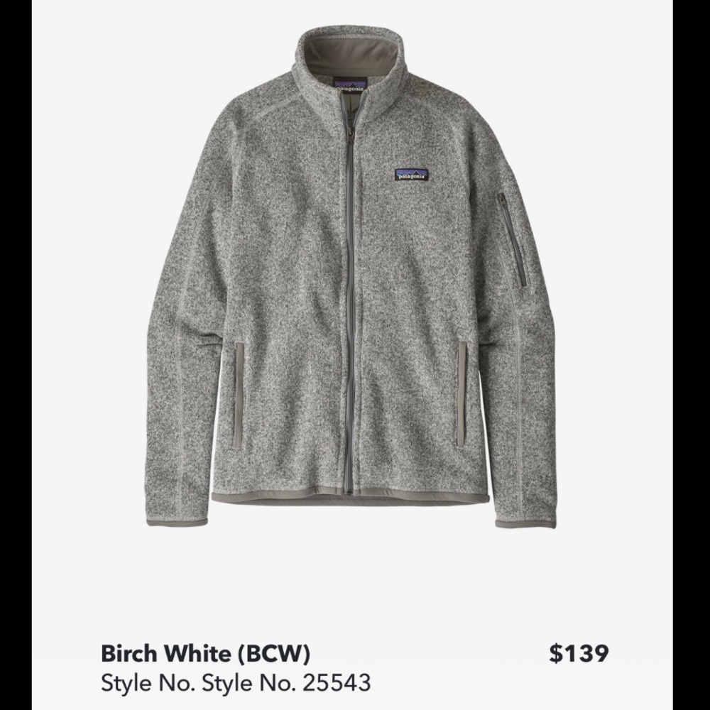 Patagonia Fleece Full-Zip Jacket - grey - size L